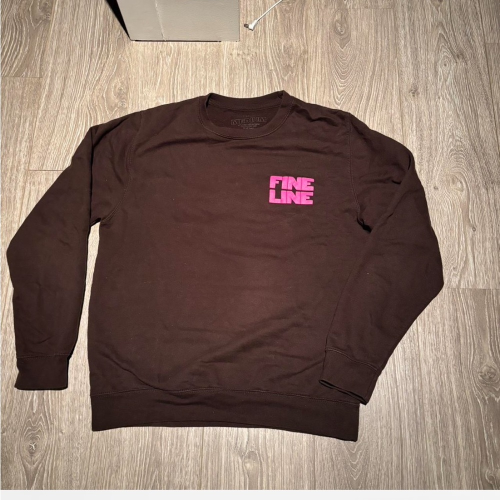 HARRY STYLES FINE LINE BROWN CREWNECK